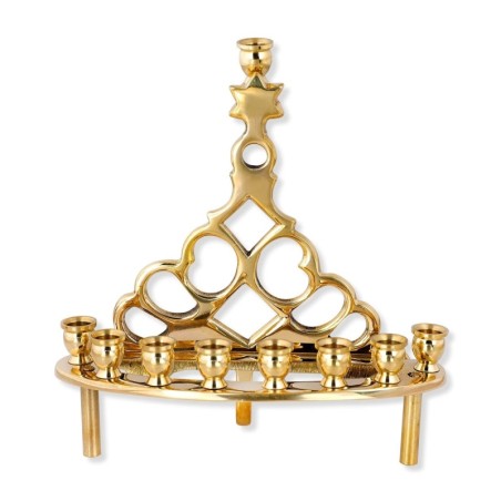 Israel Museum Hanukkah Menorah Replica - Poland Early 20th Century