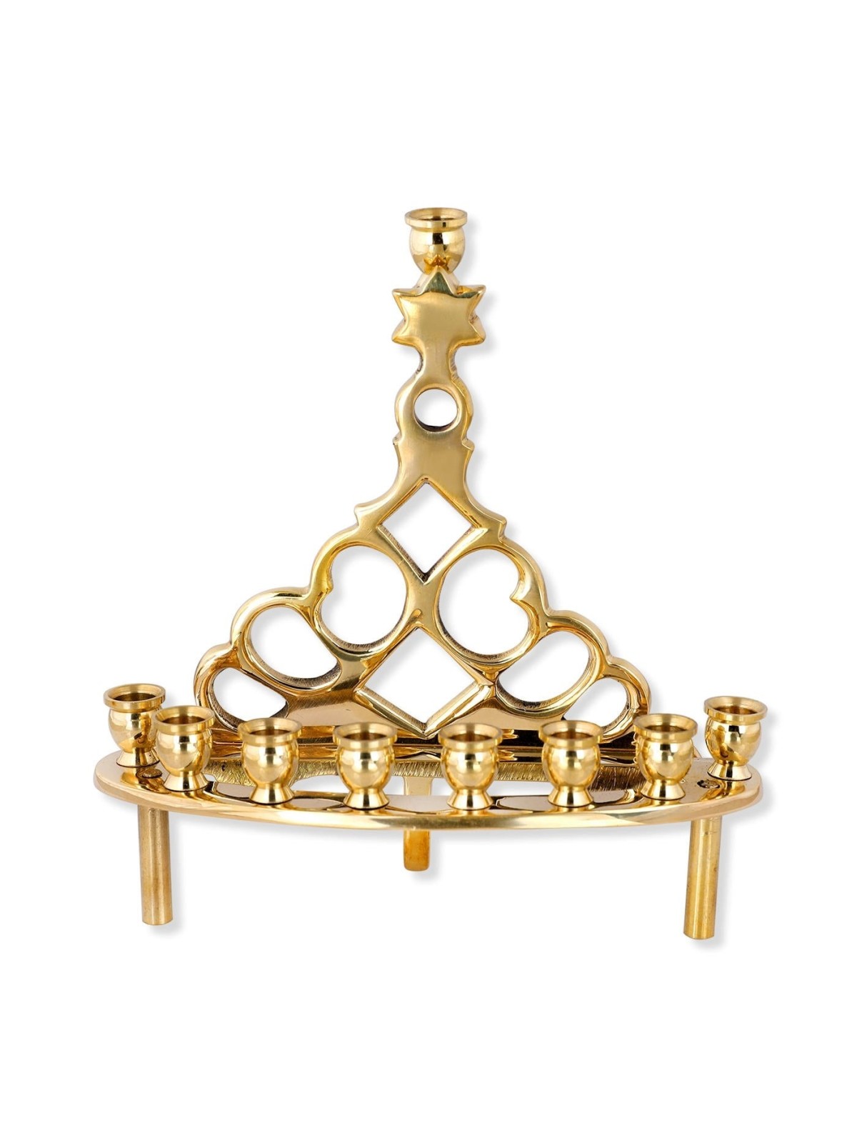 Israel Museum Hanukkah Menorah Replica - Poland Early 20th Century
