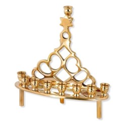 Israel Museum Hanukkah Menorah Replica - Poland Early 20th Century
