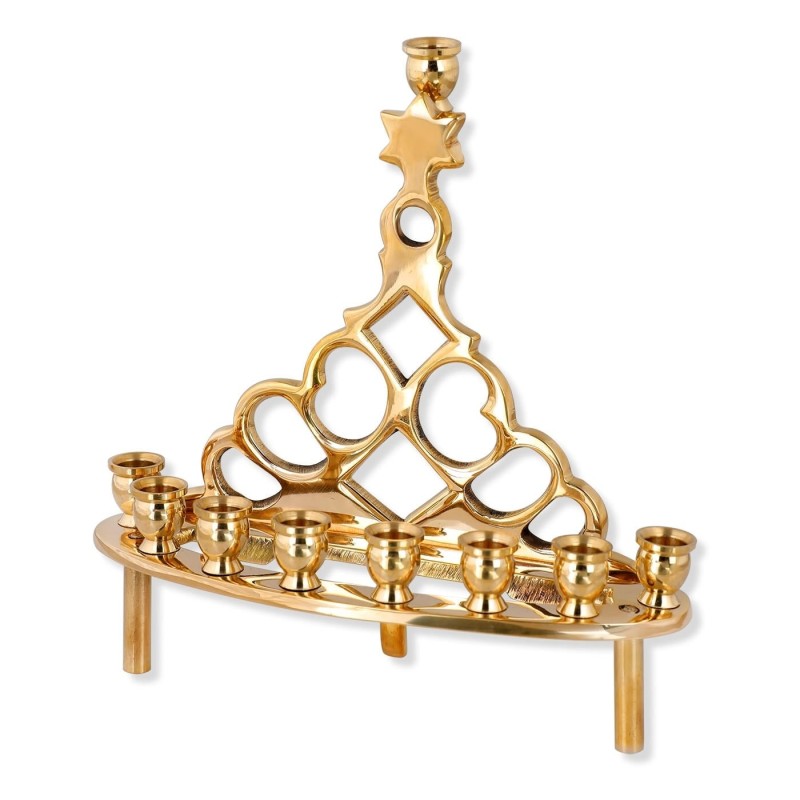 Israel Museum Hanukkah Menorah Replica - Poland Early 20th Century