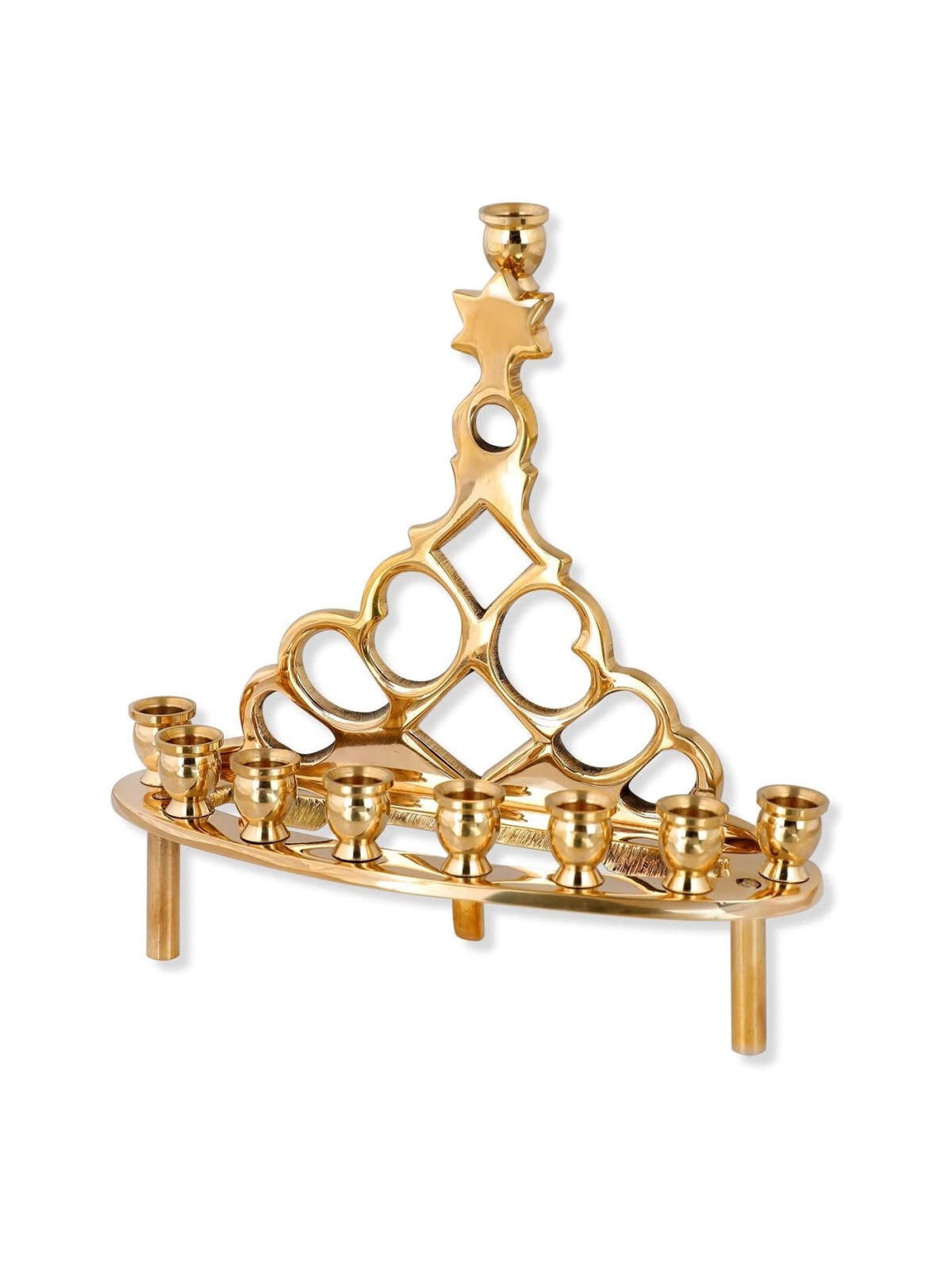 Israel Museum Hanukkah Menorah Replica - Poland Early 20th Century
