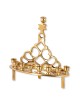 Israel Museum Hanukkah Menorah Replica - Poland Early 20th Century