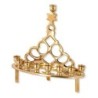 Israel Museum Hanukkah Menorah Replica - Poland Early 20th Century