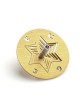 Adi Sidler Anodized Aluminum Star of David Dreidel