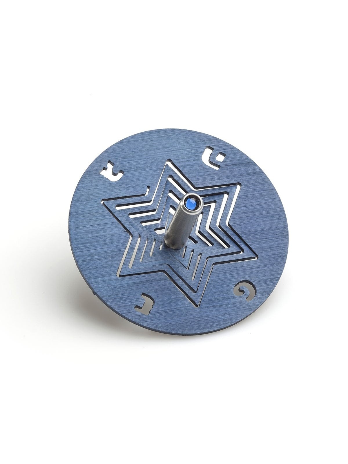 Adi Sidler Anodized Aluminum Star of David Dreidel