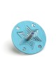 Adi Sidler Anodized Aluminum Star of David Dreidel