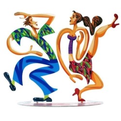 David Gerstein Signed Sculpture - Swingers