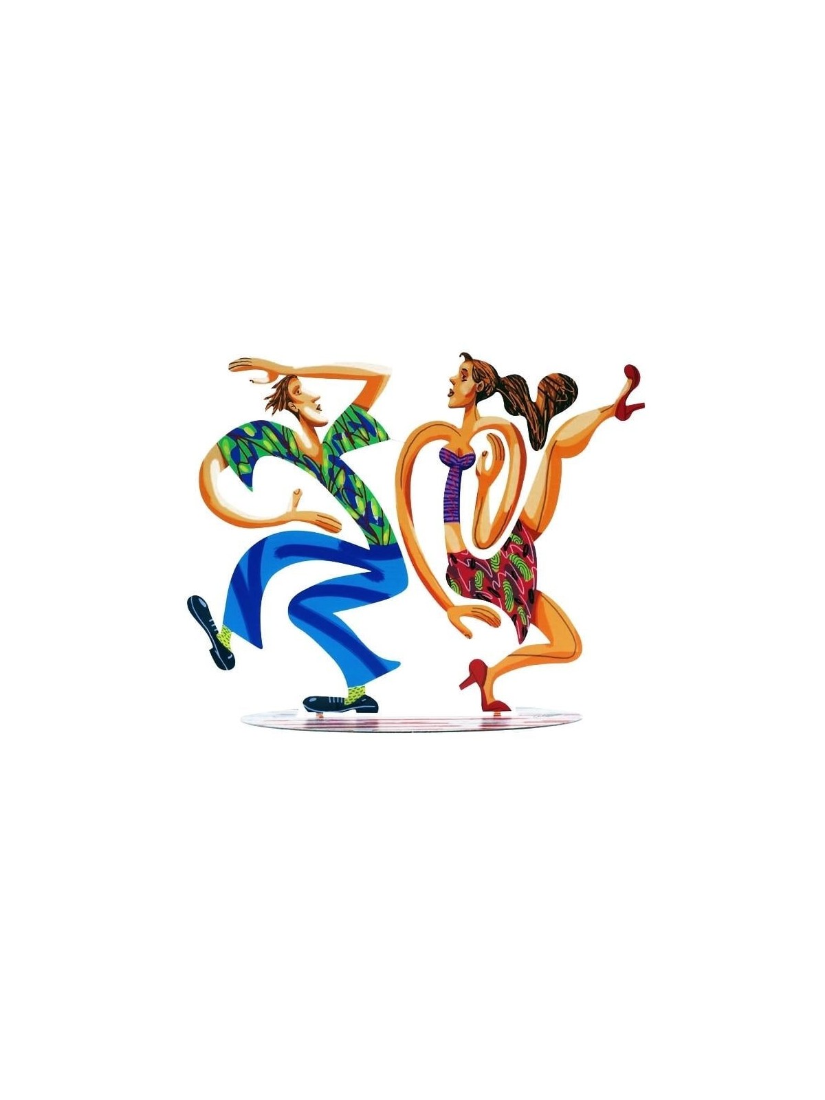 David Gerstein Signed Sculpture - Swingers