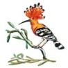 David Gerstein Signed Sculpture - Hoopoe Bird (Double Sided)