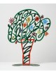 David Gerstein Signed Sculpture - Vase with Bouquet (Green)