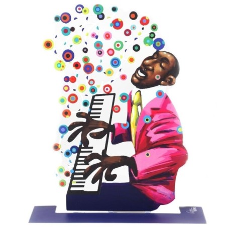 David Gerstein Signed Sculpture - Pianist