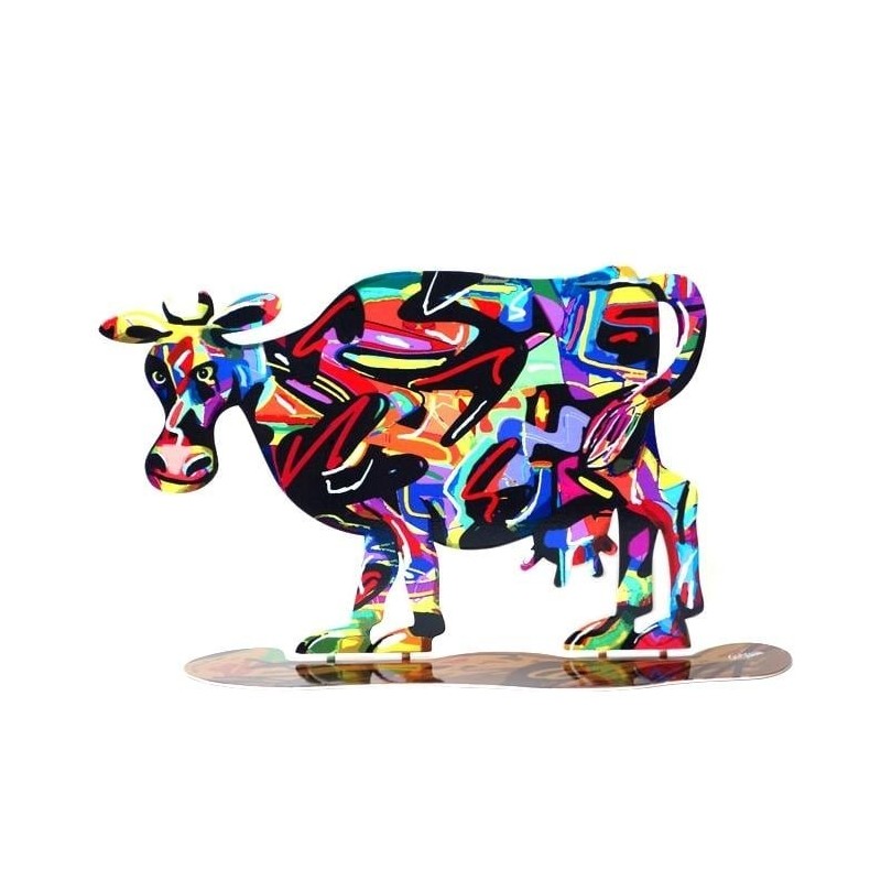David Gerstein Signed Cow Sculpture - Hulda