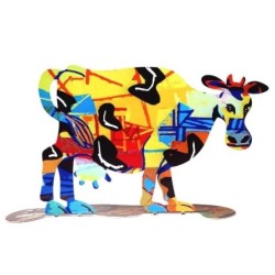 David Gerstein Signed Cow Sculpture - Hulda