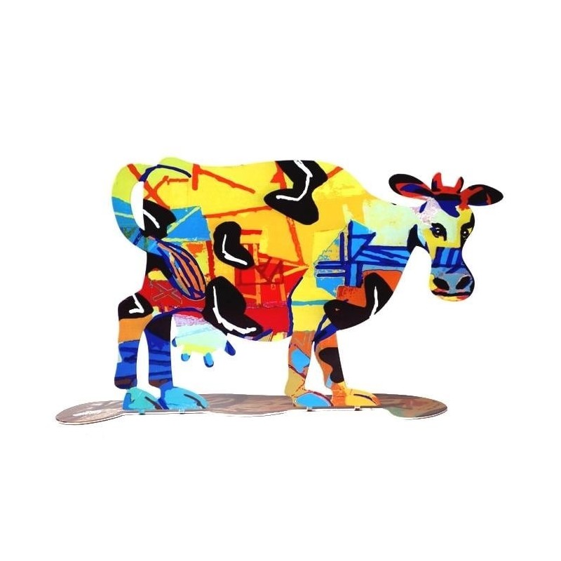David Gerstein Signed Cow Sculpture - Hulda