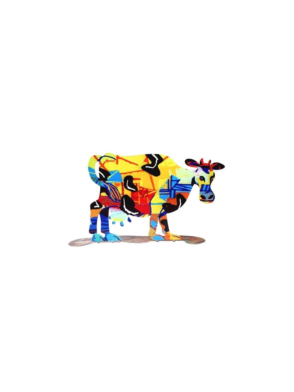 David Gerstein Signed Cow Sculpture - Hulda