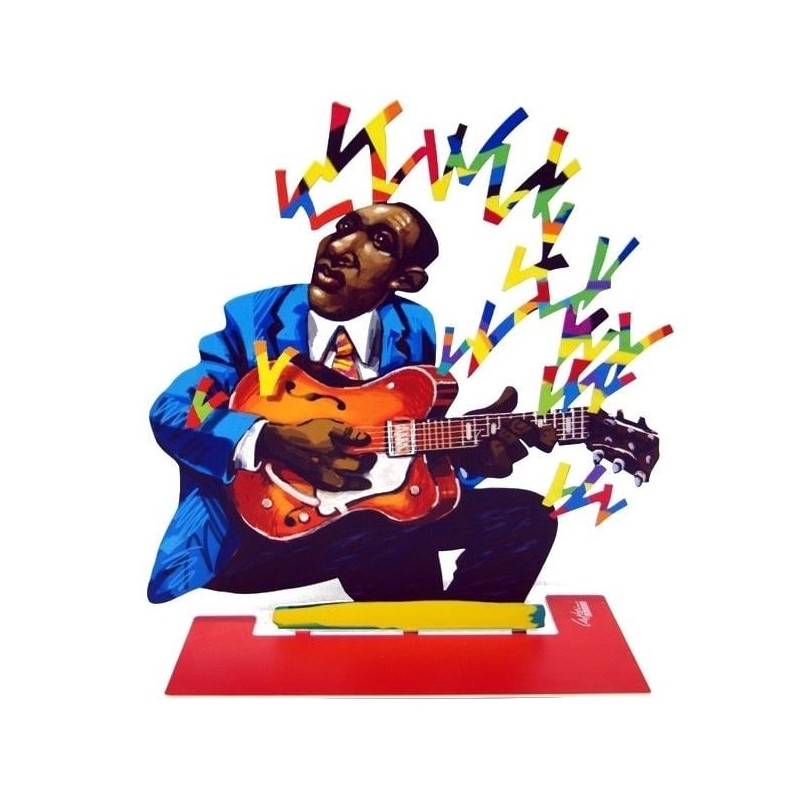 David Gerstein Signed Sculpture - Guitarist