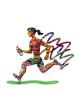 David Gerstein Signed 2-Sided Sculpture - Jogging Woman