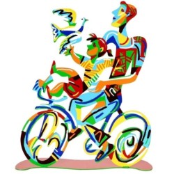 David Gerstein Signed Sculpture - Weekend Ride