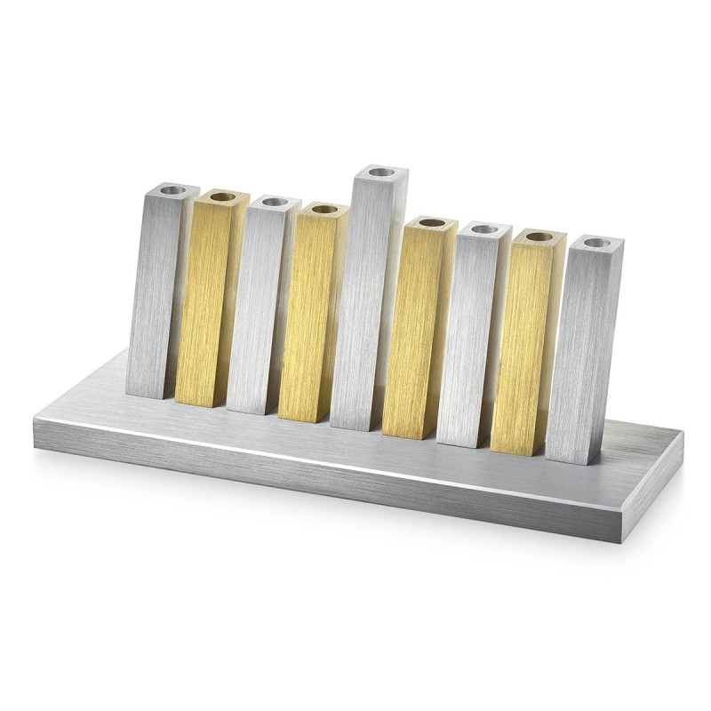 Adi Sidler Anodized Aluminum Kinetic Hanukkah Menorah - Variety of Col