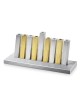 Adi Sidler Anodized Aluminum Kinetic Hanukkah Menorah - Variety of Col