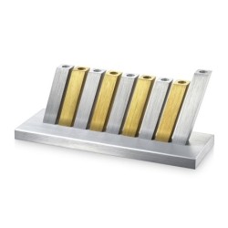 Adi Sidler Anodized Aluminum Kinetic Hanukkah Menorah - Variety of Col