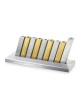 Adi Sidler Anodized Aluminum Kinetic Hanukkah Menorah - Variety of Col