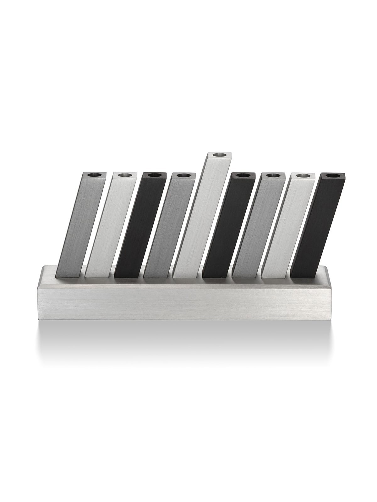 Adi Sidler Anodized Aluminum Kinetic Hanukkah Menorah - Variety of Col