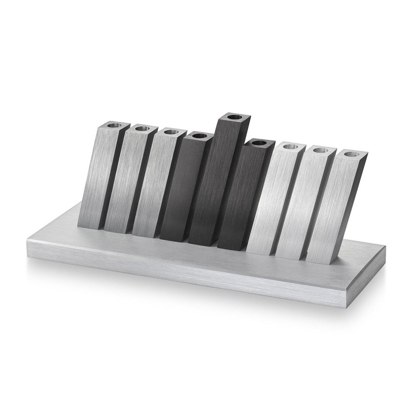 Adi Sidler Anodized Aluminum Kinetic Hanukkah Menorah - Variety of Col