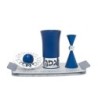 Aluminum Havdalah Set by Agayof - Sleek Design in a Variety of Colors