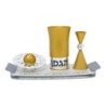 Aluminum Havdalah Set by Agayof - Sleek Design in a Variety of Colors
