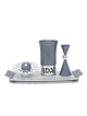 Aluminum Havdalah Set by Agayof - Sleek Design in a Variety of Colors
