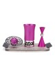 Aluminum Havdalah Set by Agayof - Sleek Design in a Variety of Colors