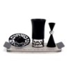 Aluminum Havdalah Set by Agayof - Sleek Design in a Variety of Colors