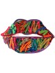 Lips Liner: David Gerstein Limited Edition Hand Painted Wall Sculpture