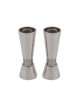 Yair Emanuel Cone Candlesticks with Silver Pomegrana... | Candlesticks