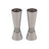 Yair Emanuel Cone Candlesticks with Silver Pomegrana... | Candlesticks