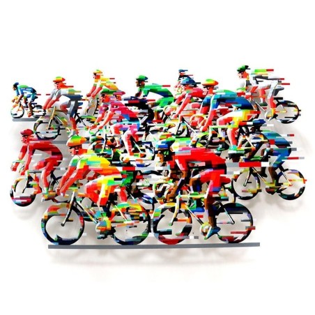 Racing: David Gerstein Limited Edition Hand Painted Wall Sculpture