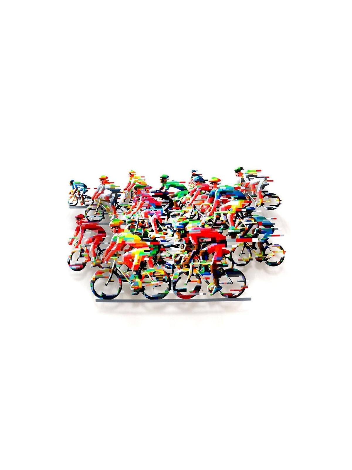 Racing: David Gerstein Limited Edition Hand Painted Wall Sculpture