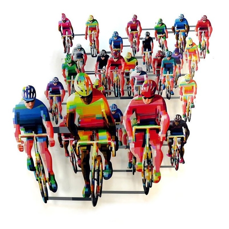 Tour De France (Frontal): David Gerstein Limited Edition Hand Painted
