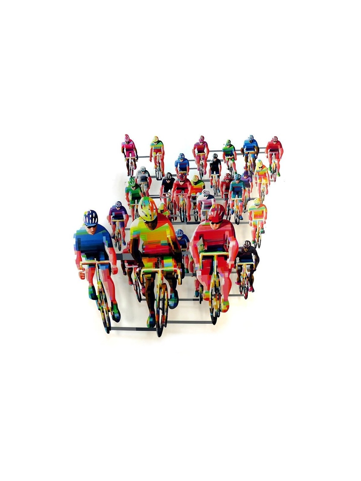 Tour De France (Frontal): David Gerstein Limited Edition Hand Painted