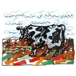 Cloudy Day: David Gerstein Limited Edition Hand-Signed Wall Sculpture