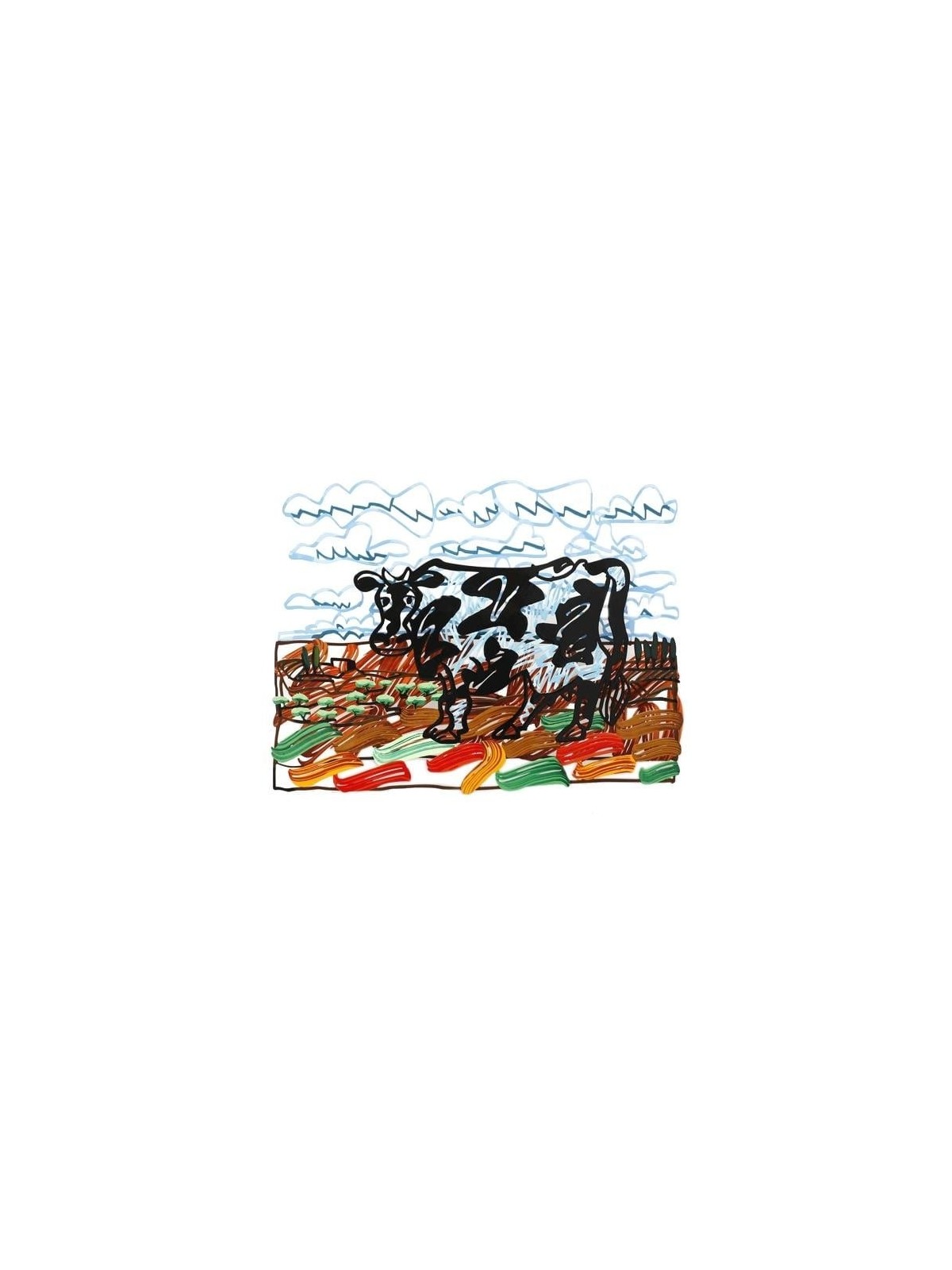 Cloudy Day: David Gerstein Limited Edition Hand-Signed Wall Sculpture