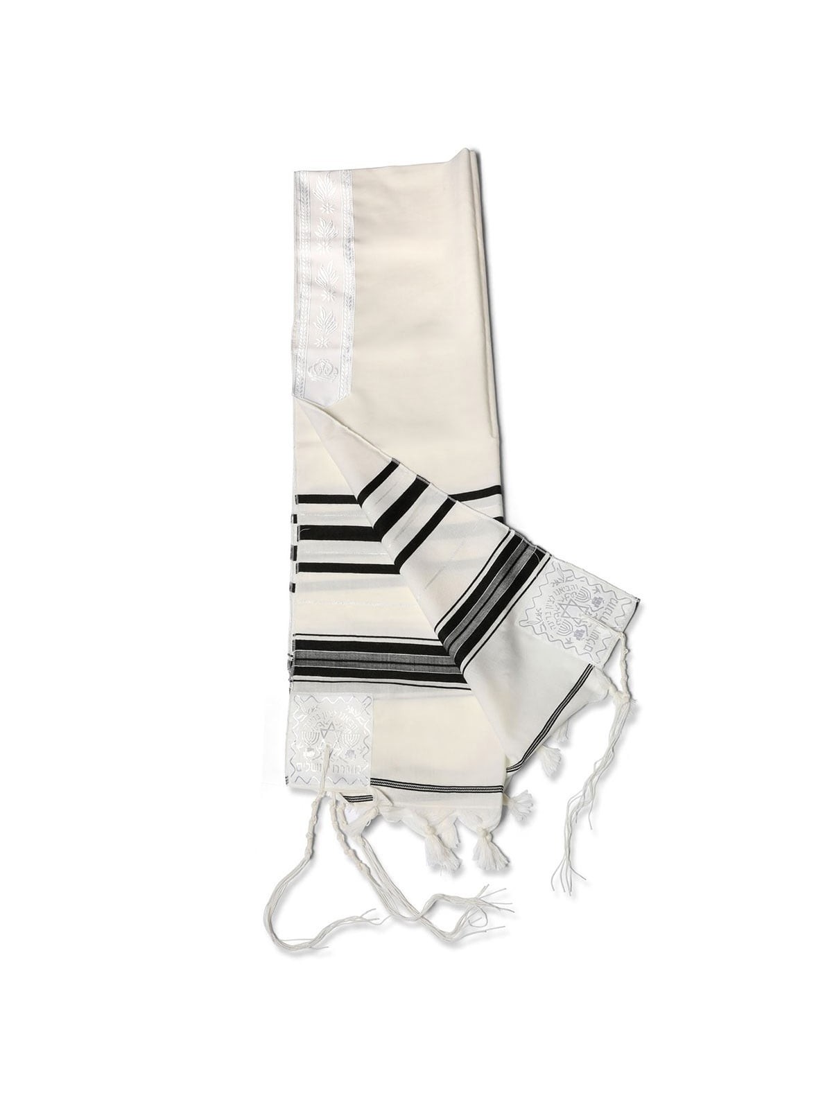 Talitnia Traditional Pure Wool Tallit - Black