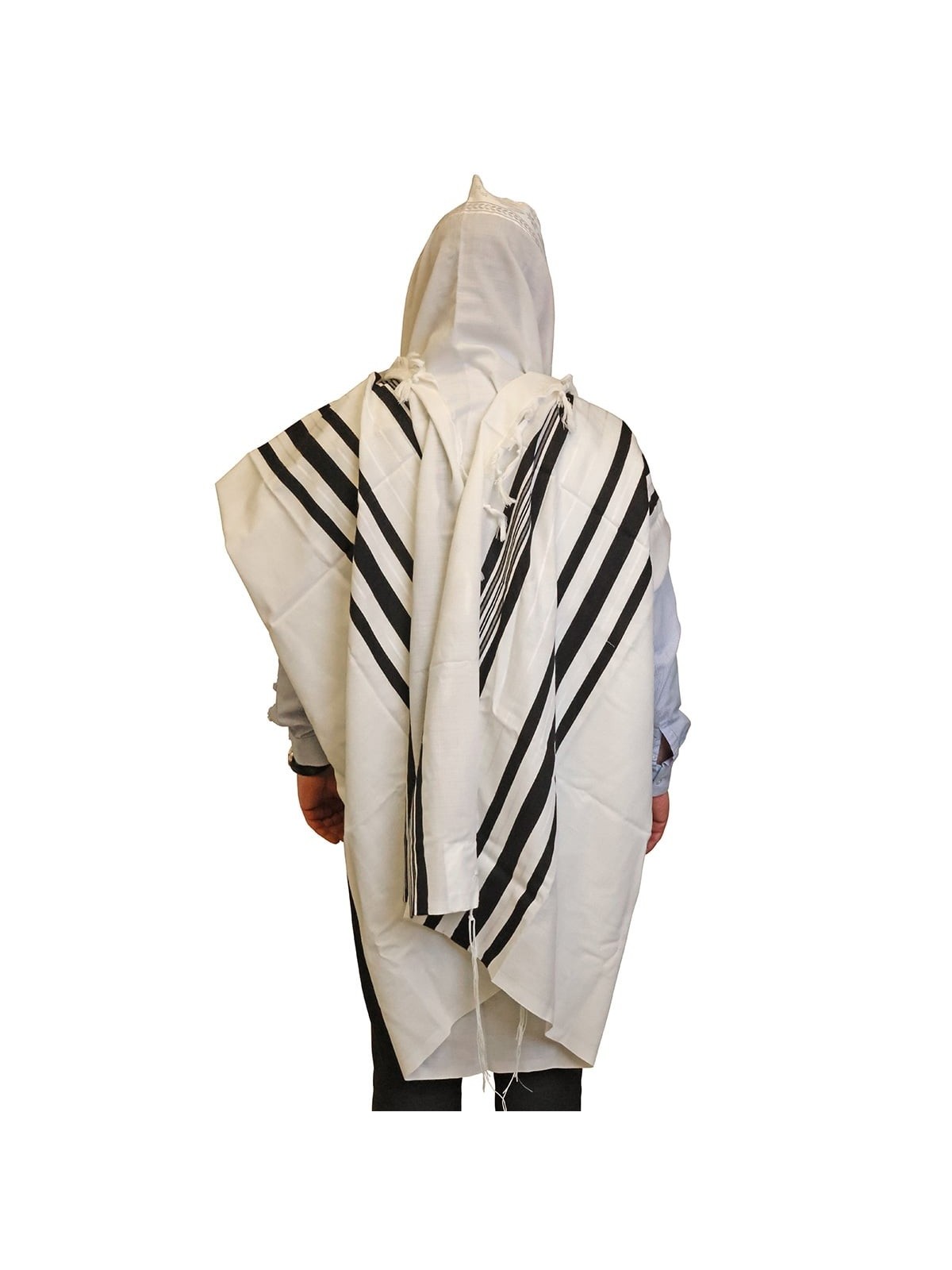 Talitnia Traditional Pure Wool Tallit - Black