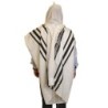 Talitnia Traditional Pure Wool Tallit - Black