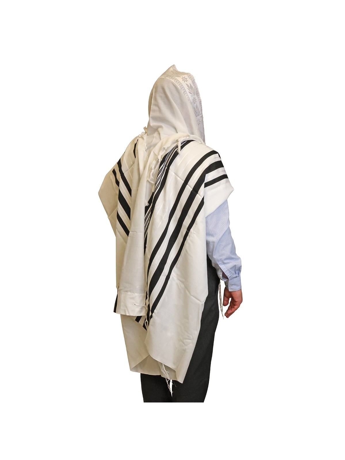 Talitnia Traditional Pure Wool Tallit - Black