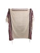 Handwoven Purple Pattern Tallit (Prayer Shawl) Set from Rikmat Elimele