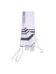Talitnia Acrylic Tallit - Black and Silver