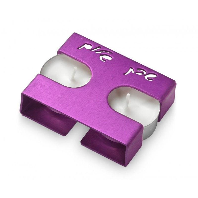 Adi Sidler Shabbat Shalom Travel Candlesticks... | Travel Candlesticks