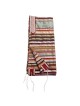Handwoven Earthy Tone Pattern Tallit (Prayer Shawl) from Rikmat Elimel